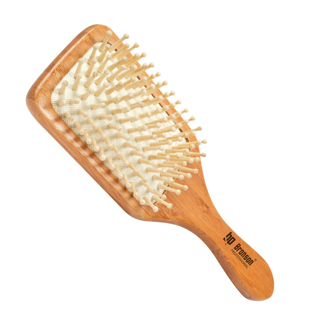 Bronson Professional Wooden Paddle Hair Brush
