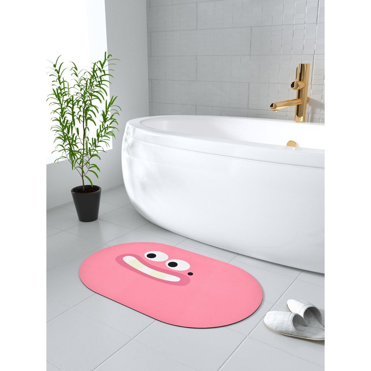 The Home Story Bath Mat Super Absorbent Anti Slip Inches Mauvelous Pink
