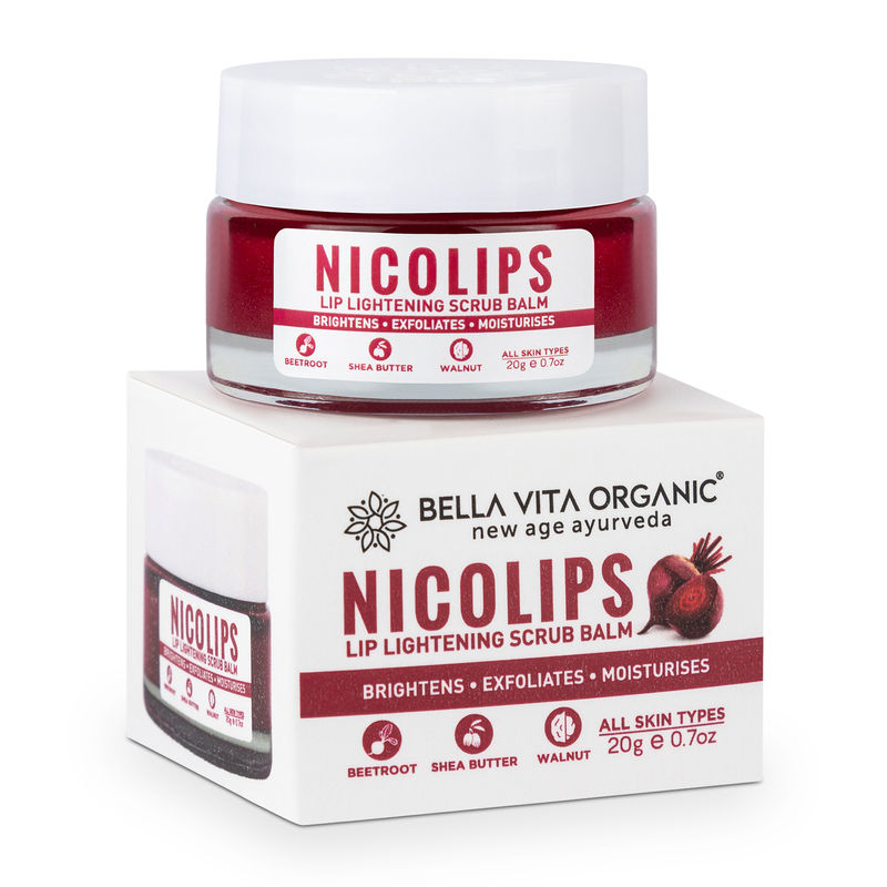 Bella Vita Organic NicoLips Lip Scrub Balm