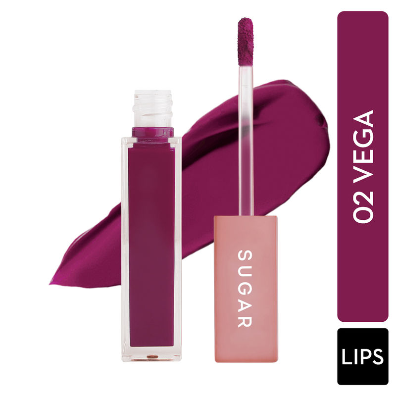 SUGAR Mettle Liquid Lipstick - 02 Vega (Deep Fuchsia)
